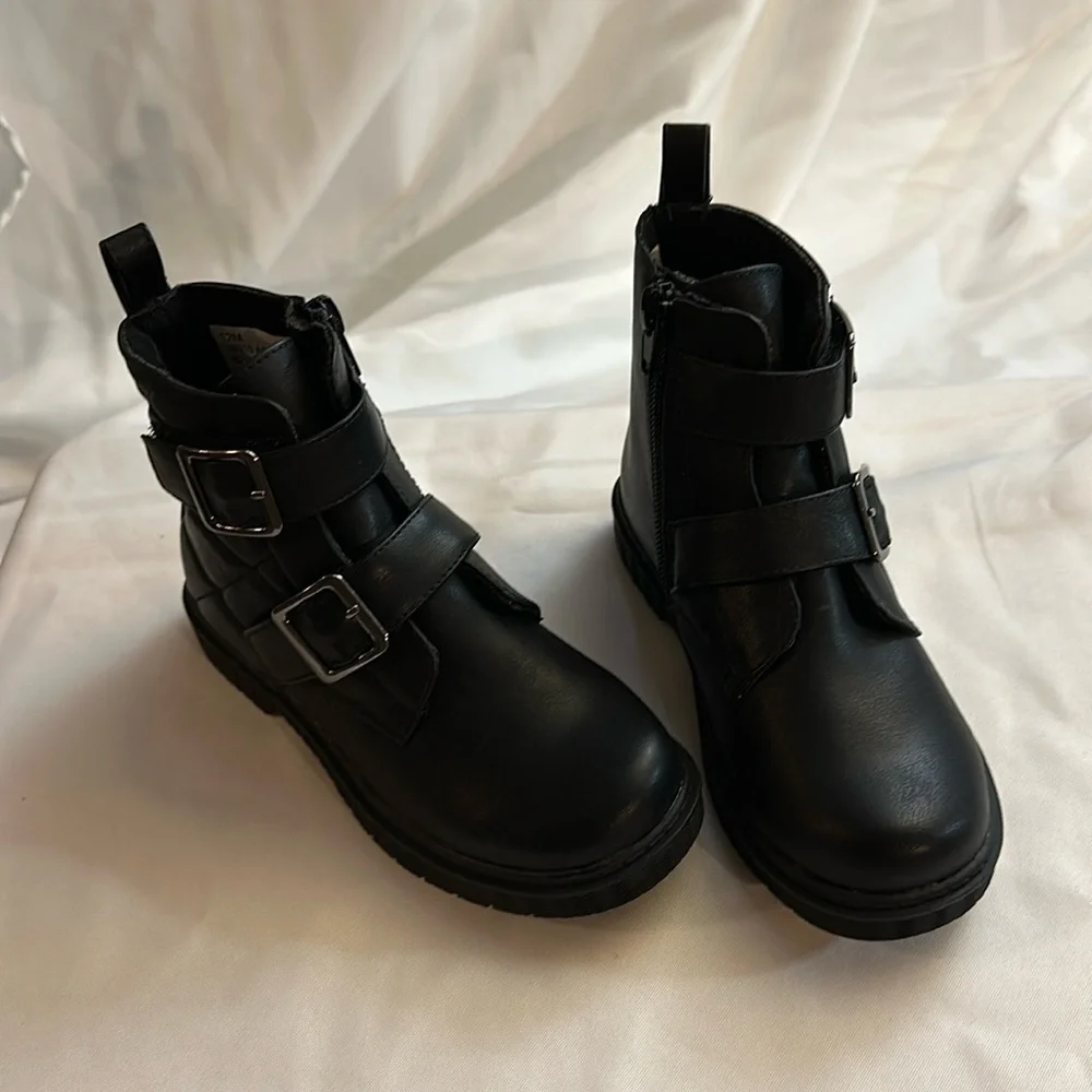 Black Rachel Shoes Girl Boots Bootie Size 12
